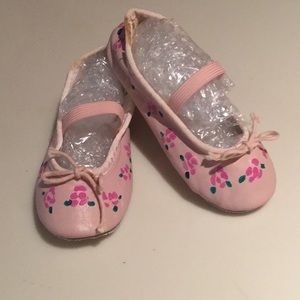 Hand painted ballet shoes.